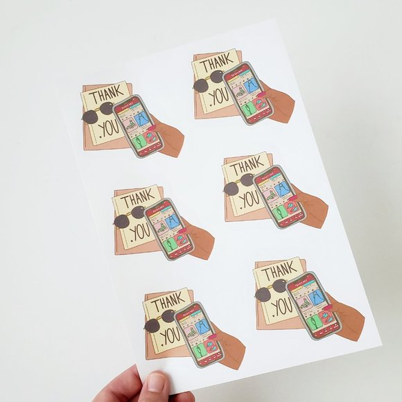 LB005 Poshmark Thank You Stickers [Price Firm] - Picture 5 of 7